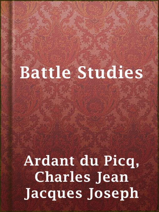 Cover image for Battle Studies
